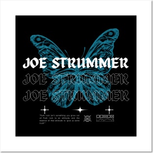 Joe Strummer // Butterfly Posters and Art